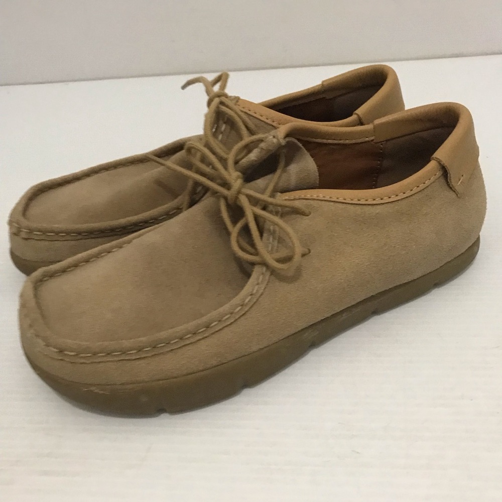 Kalso Darby Suede Natural Negative Heel Earth Shoes Size 9